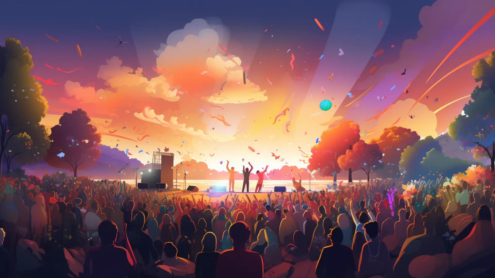 illustration for fire