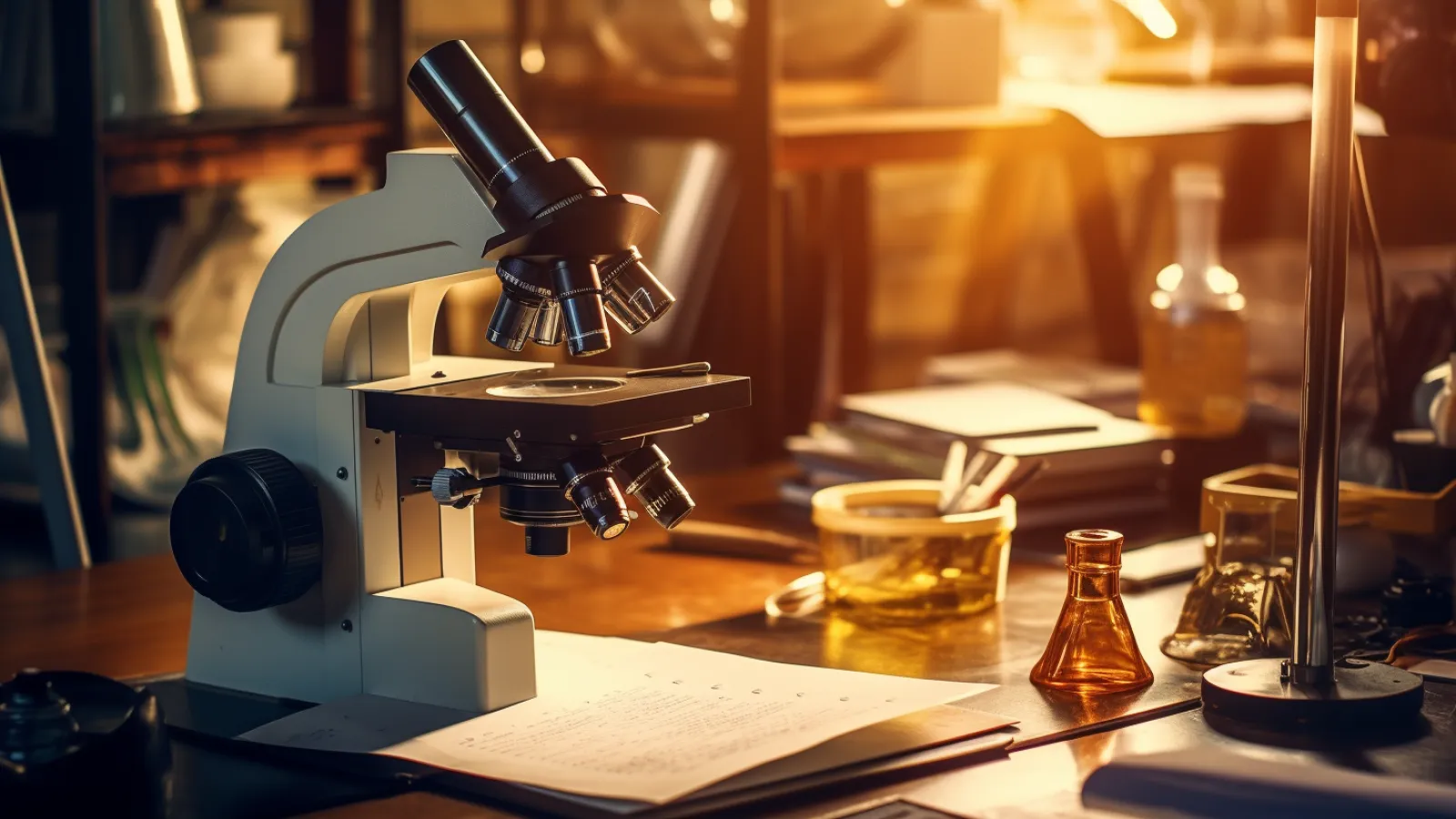 illustration for microscope
