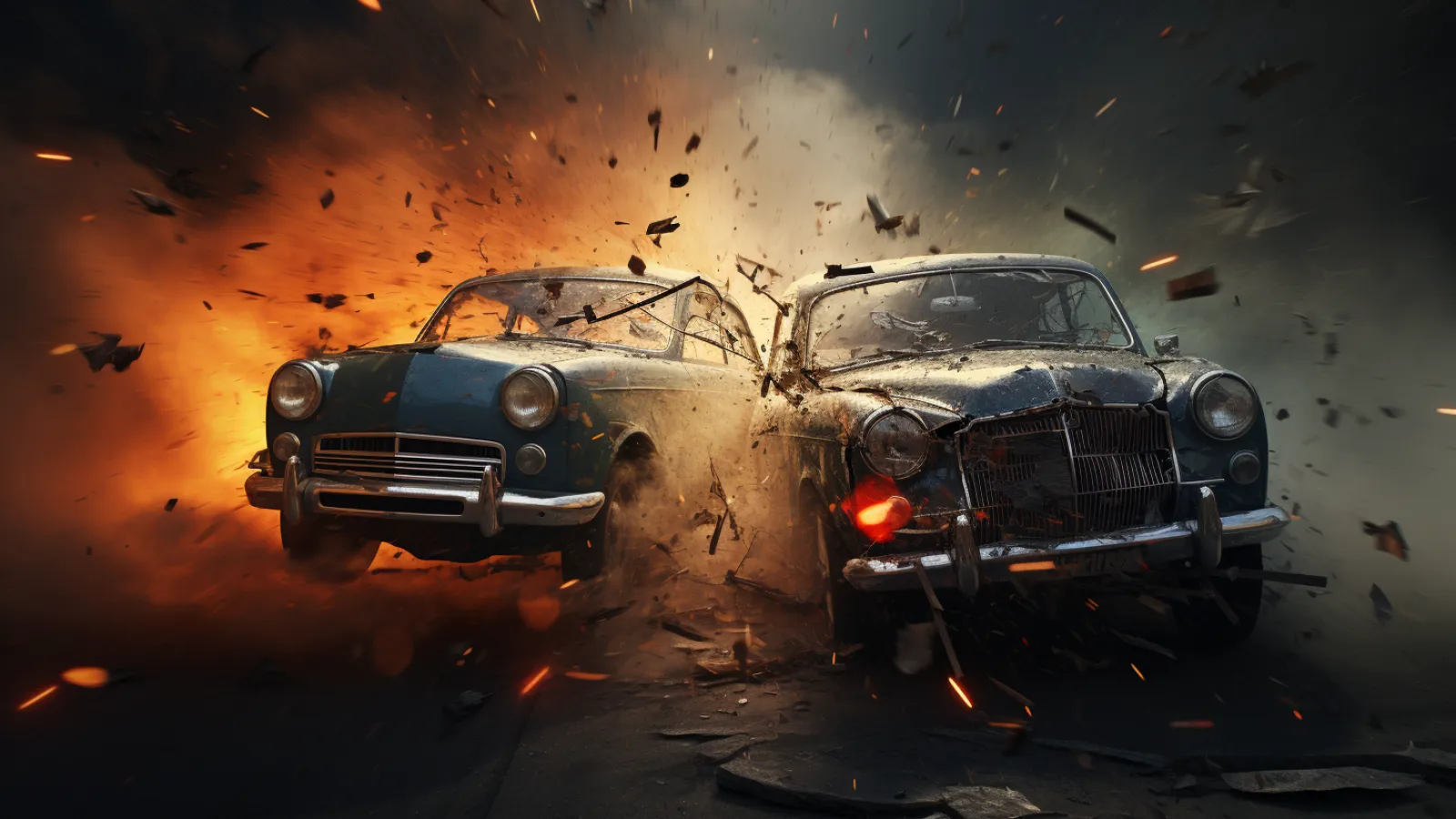 illustration for collision