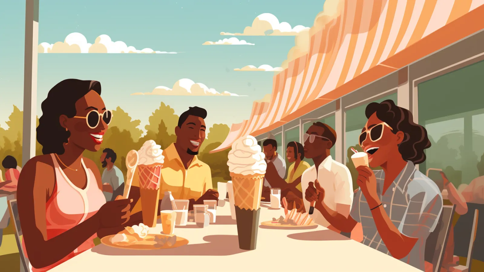 illustration for humid