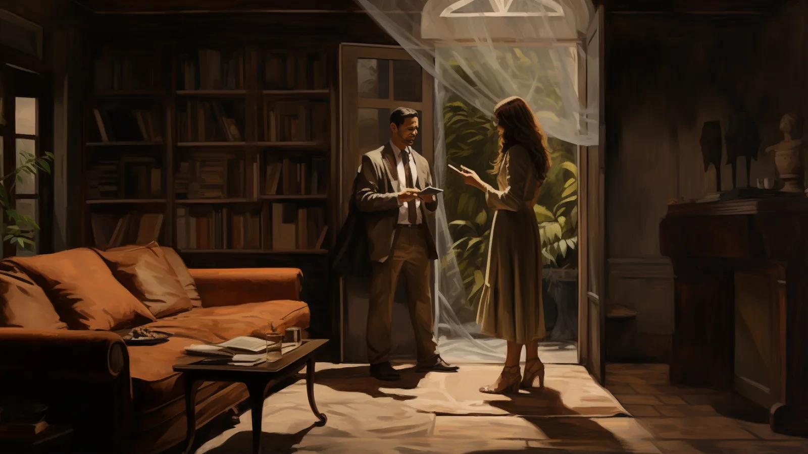 illustration for intrude