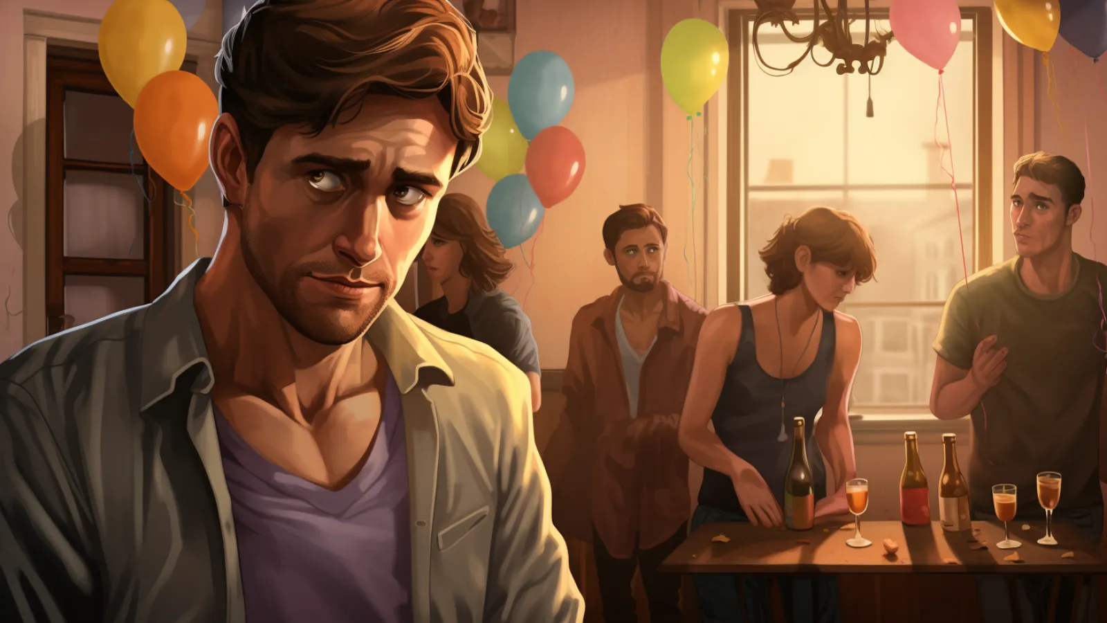 illustration for inhospitable