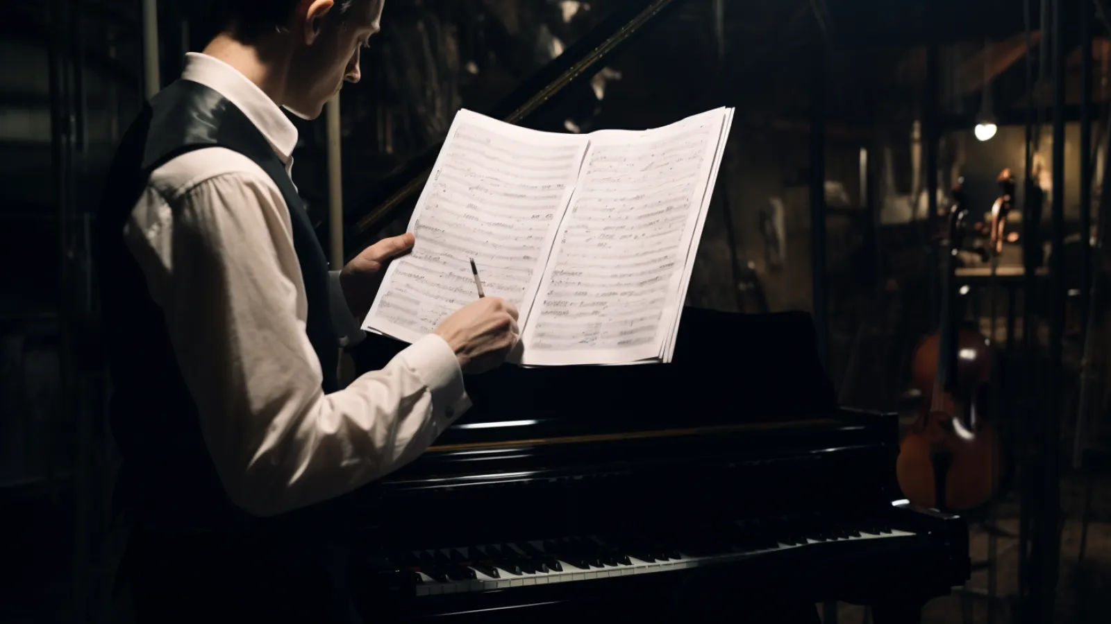 illustration for score