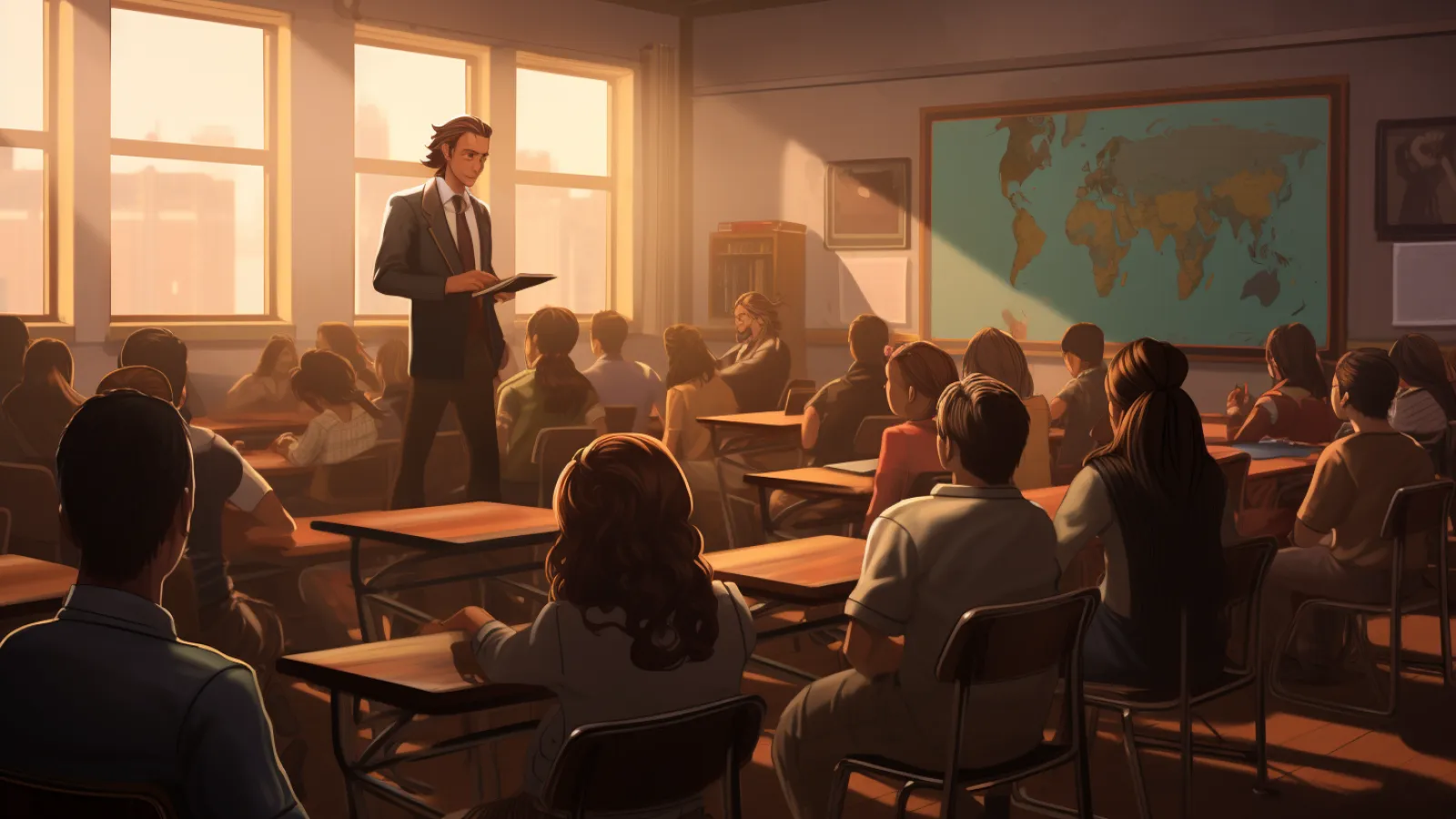 illustration for classroom