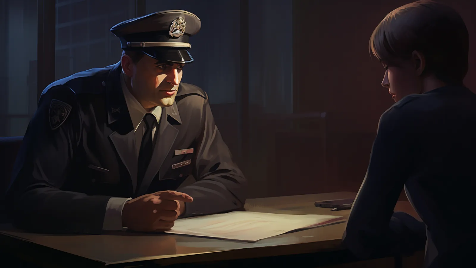 illustration for suspect