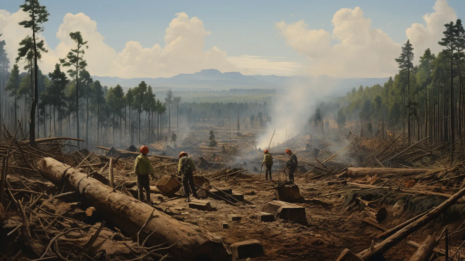 illustration for deforest