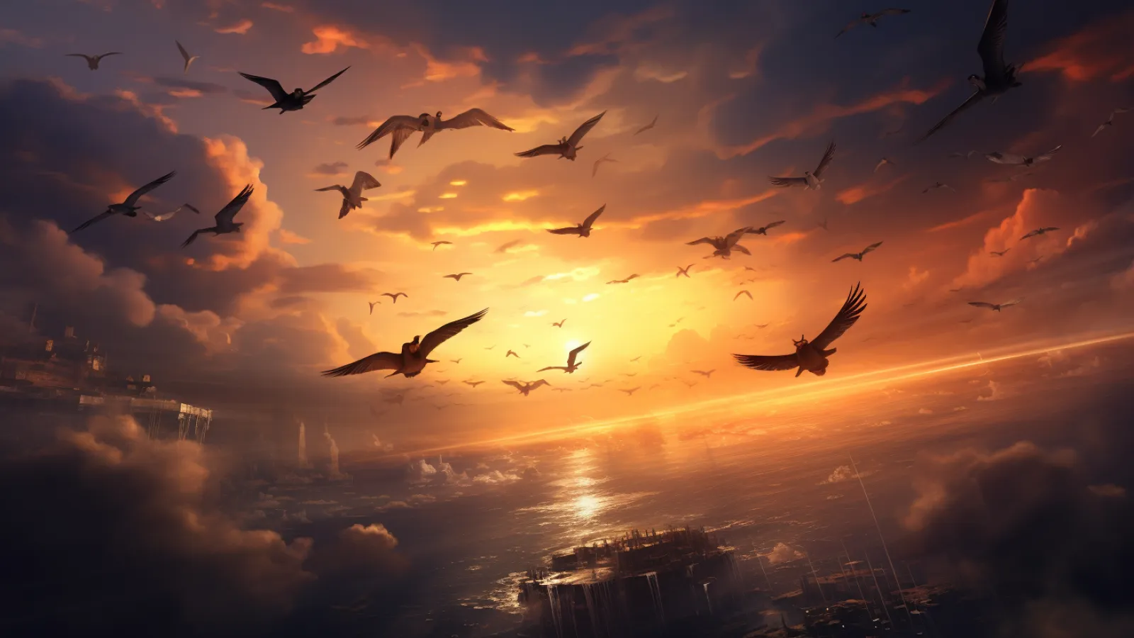 illustration for flock