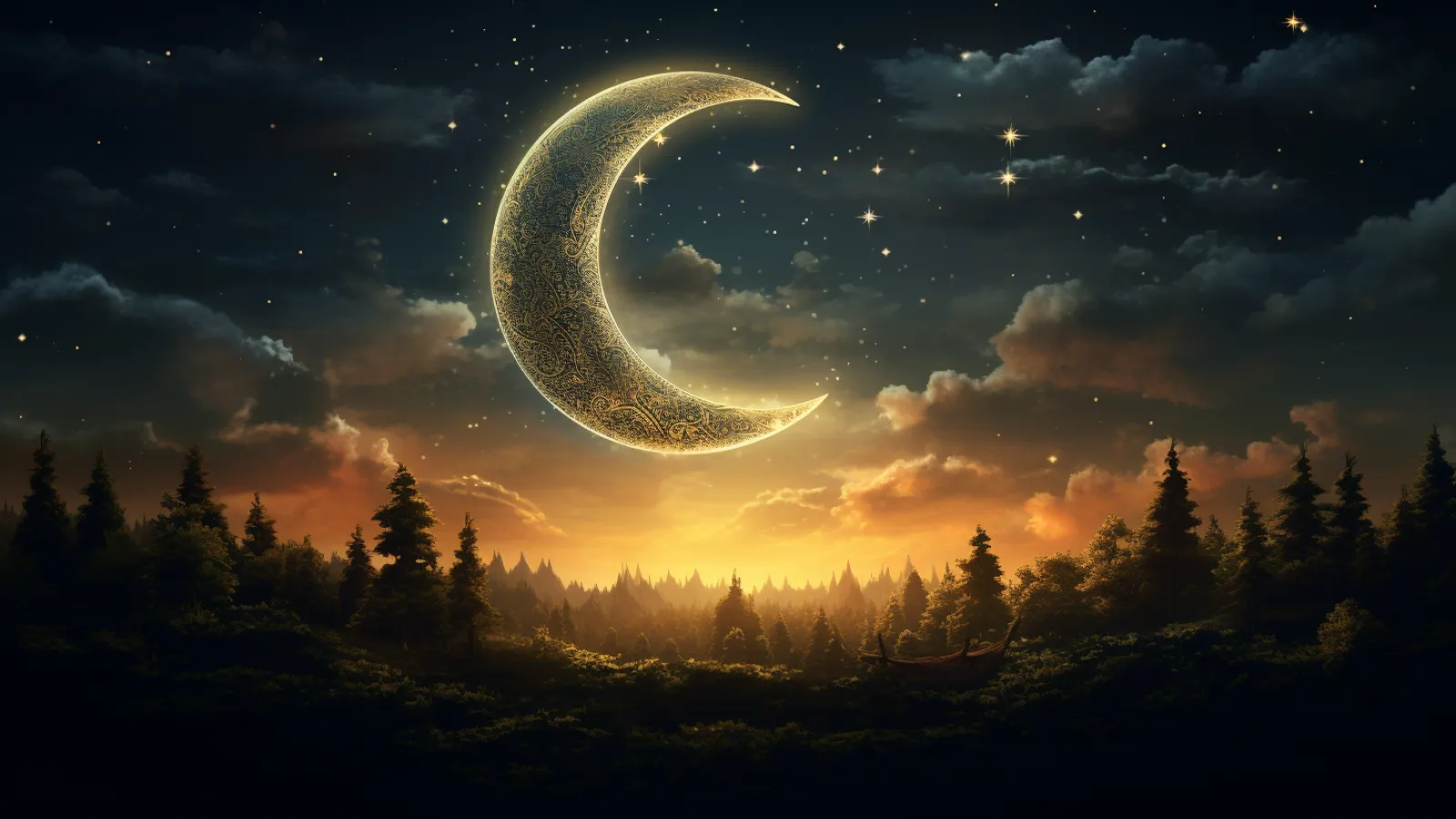 illustration for crescent