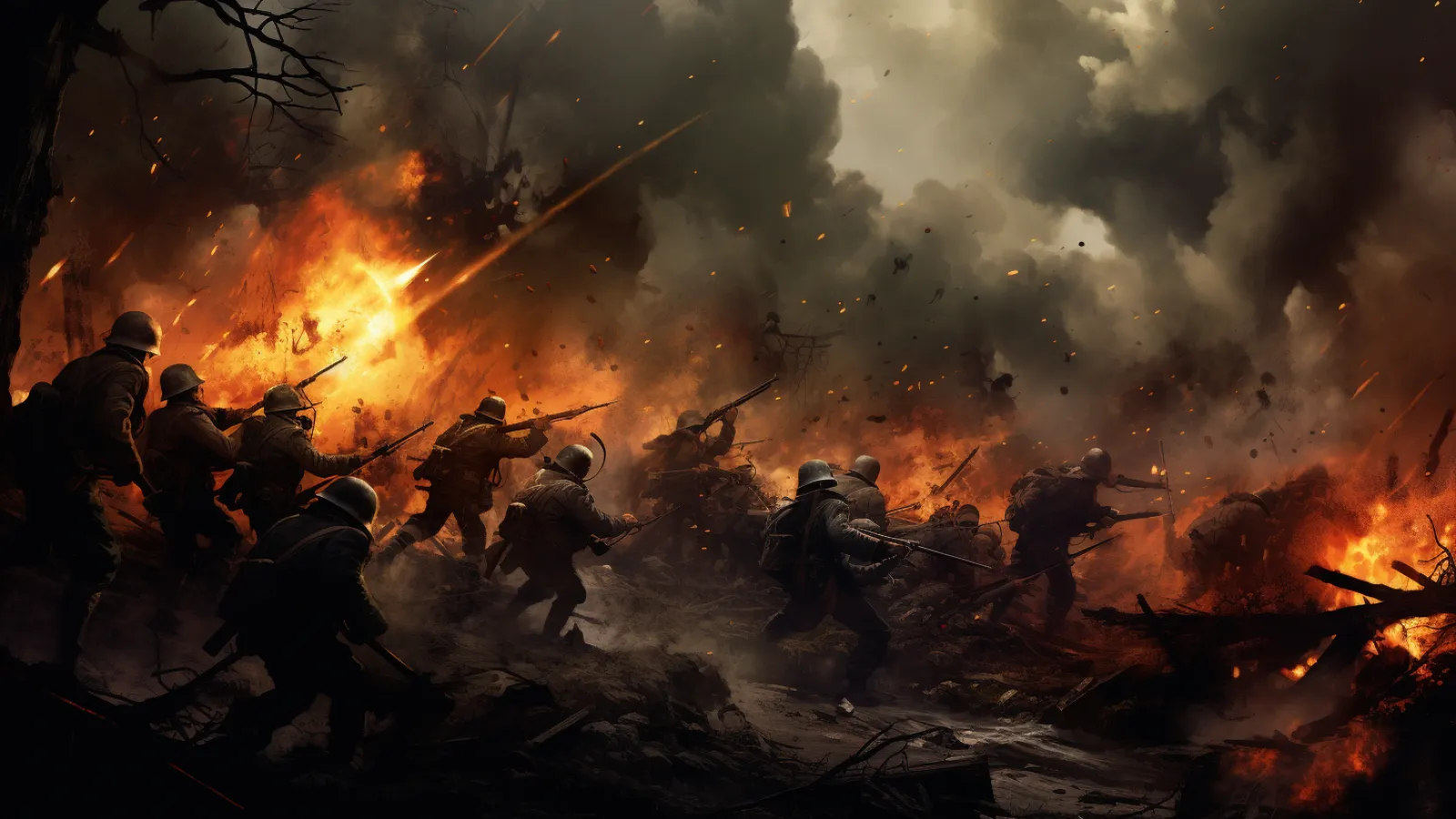 illustration for warfare