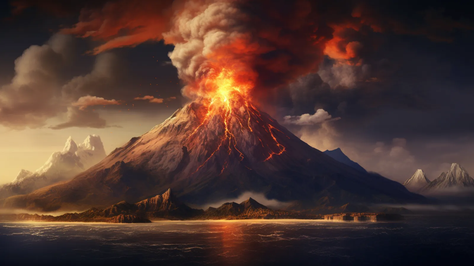illustration for erupt