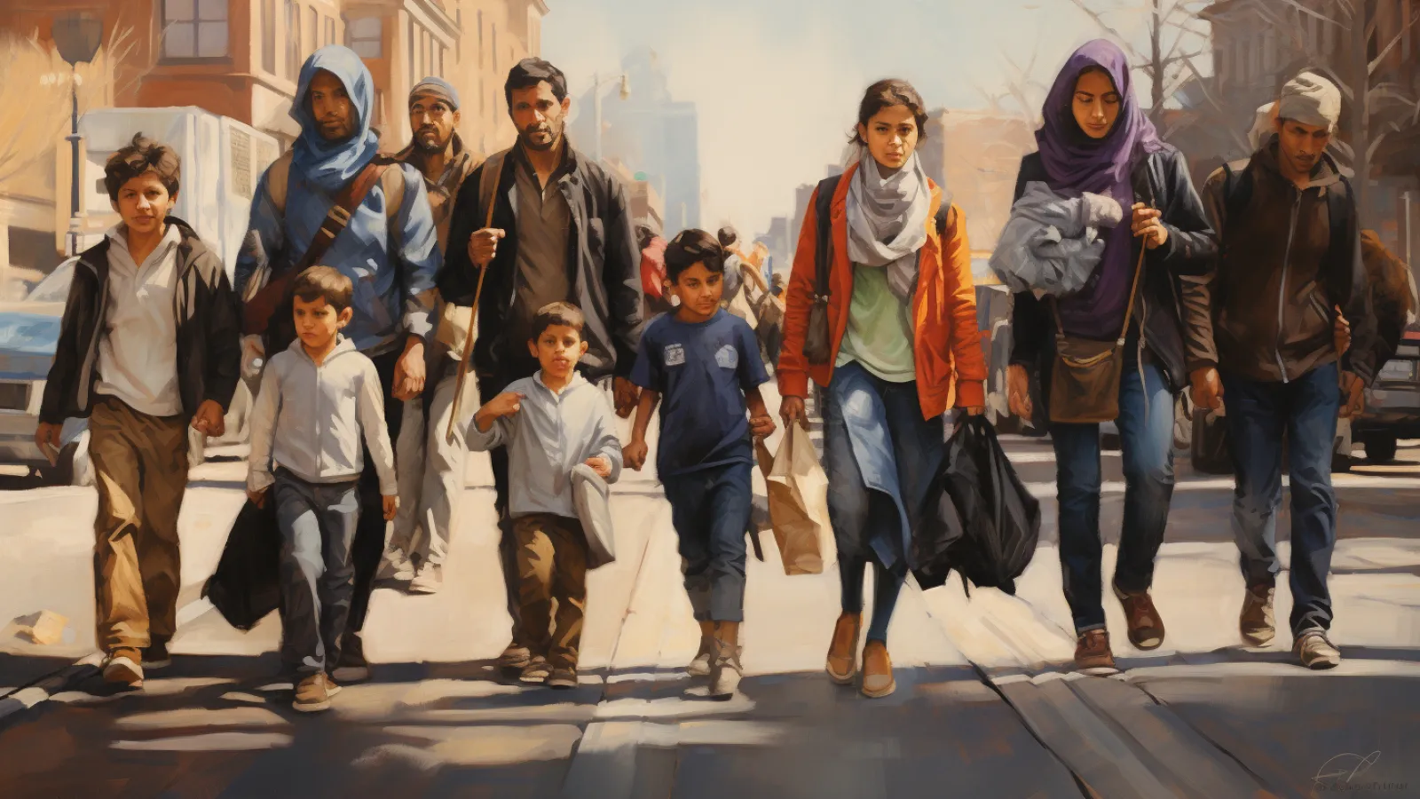 illustration for immigrant