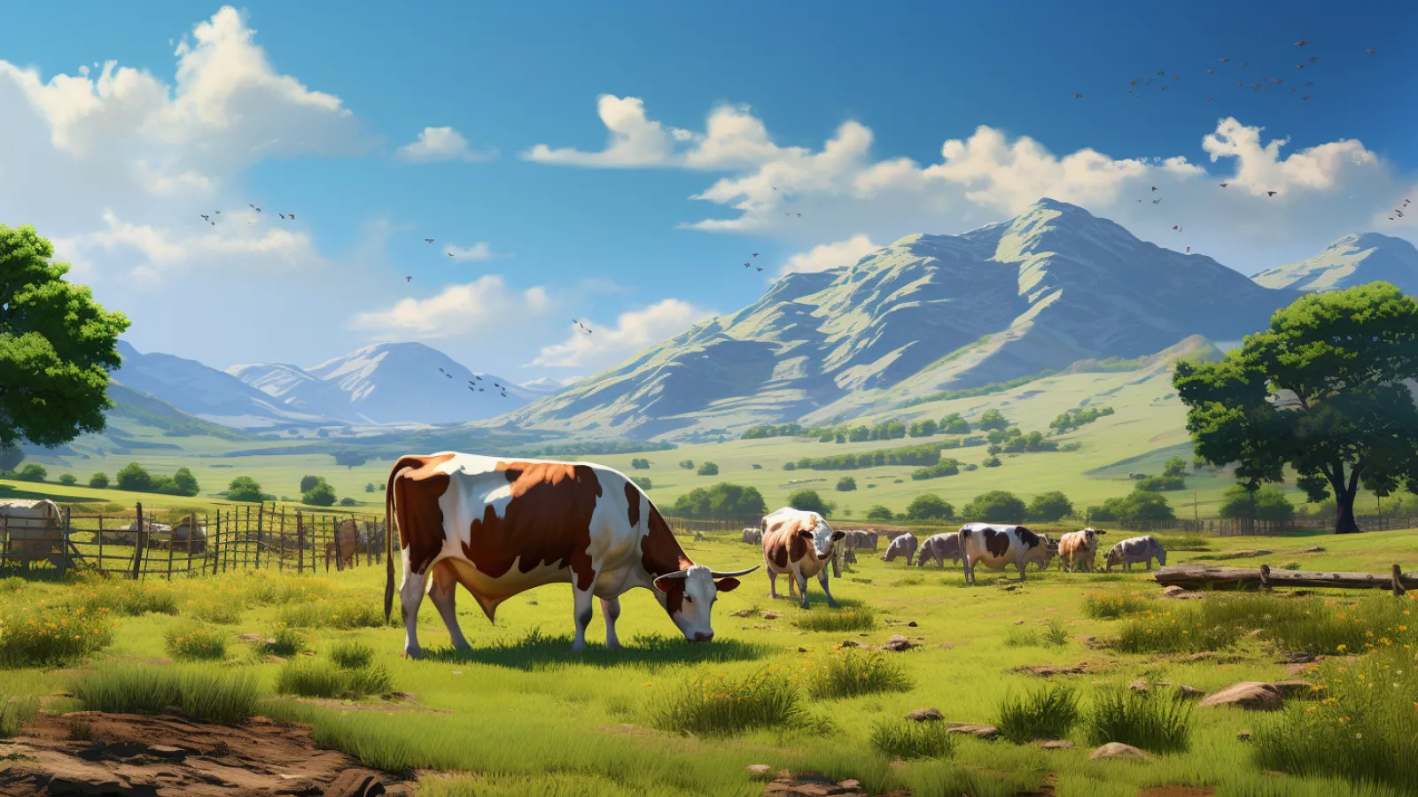 illustration for ranch