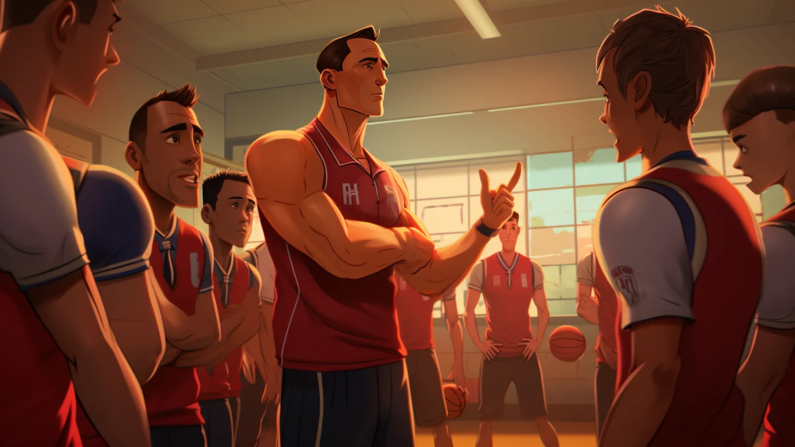 illustration for coach