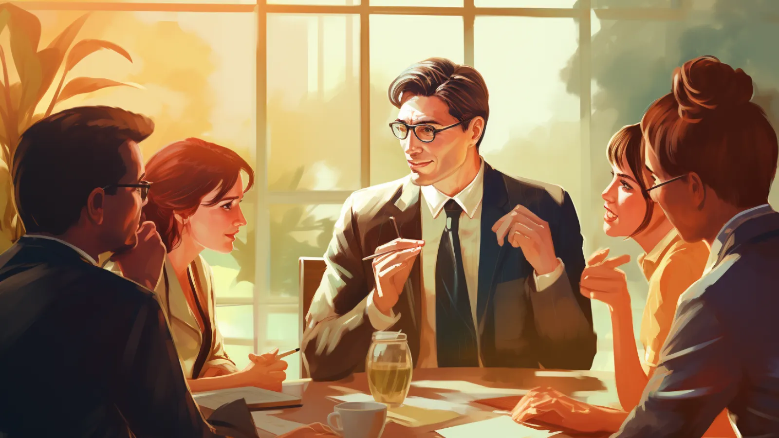 illustration for communicator