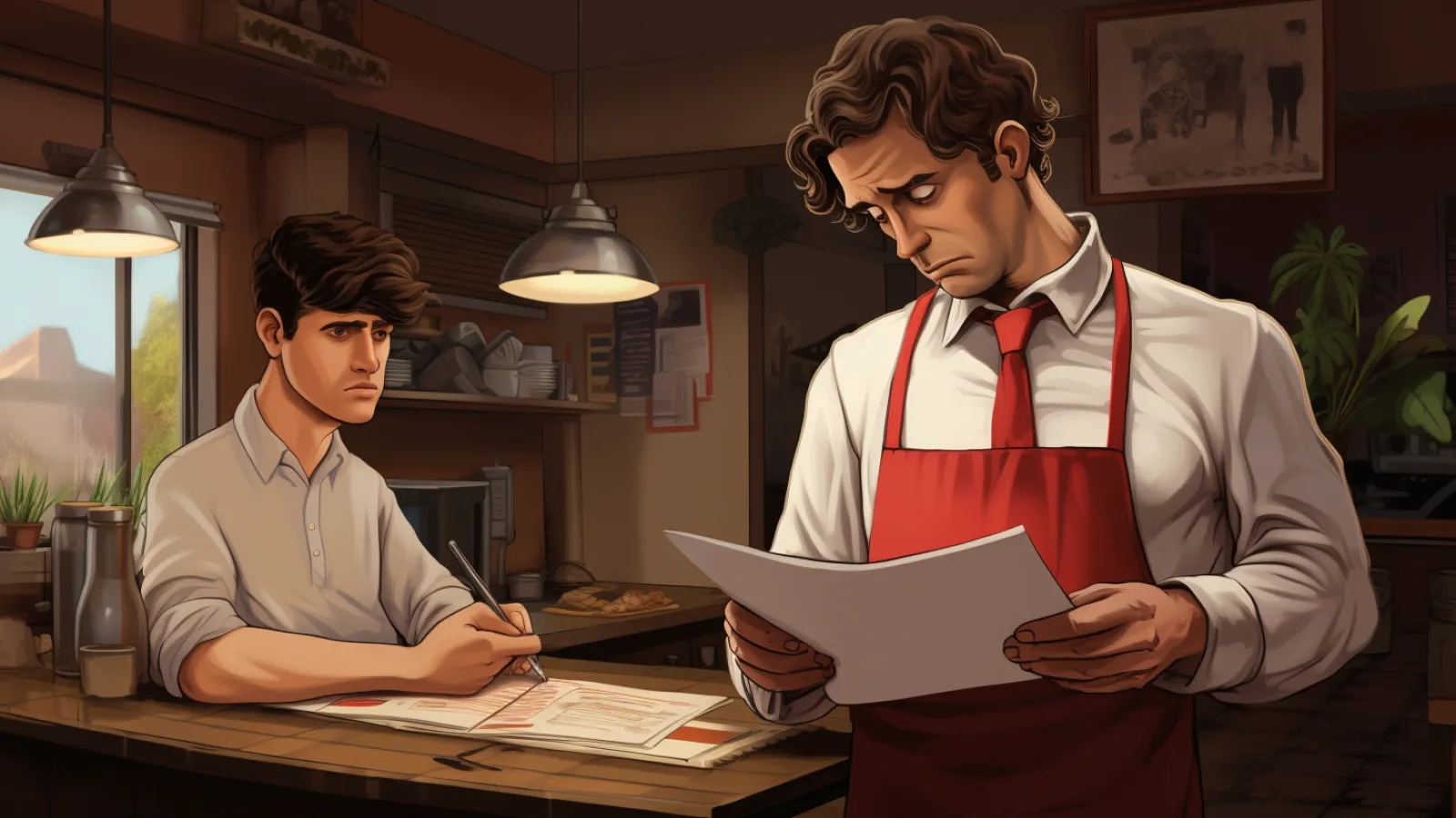 illustration for complain