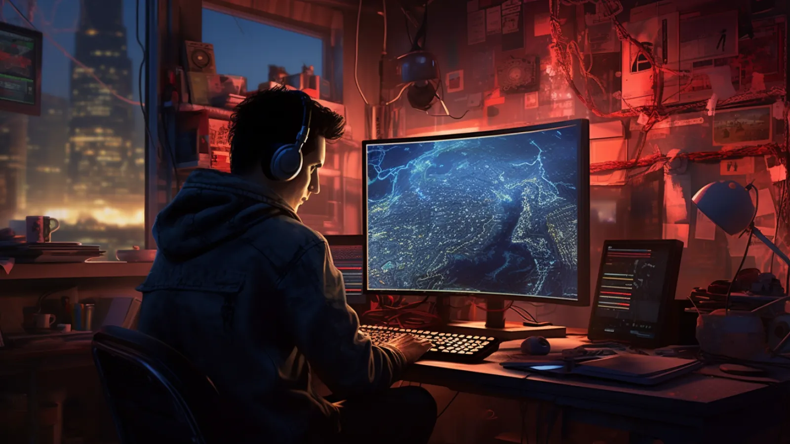 illustration for computer