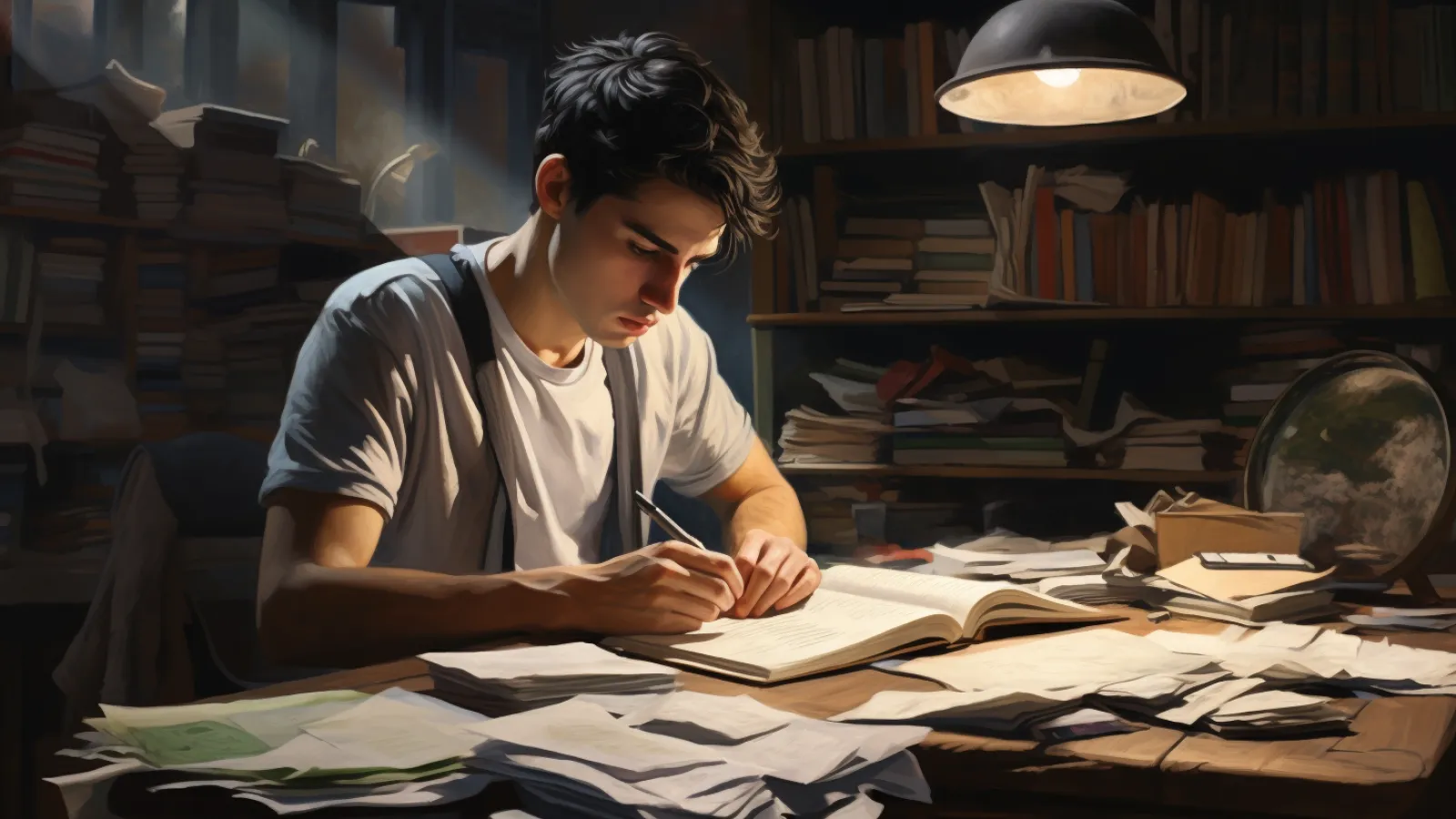 illustration for industrious