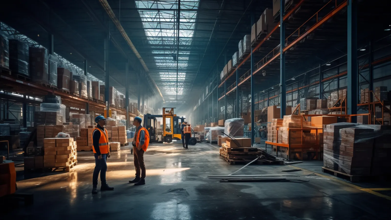 illustration for warehouse
