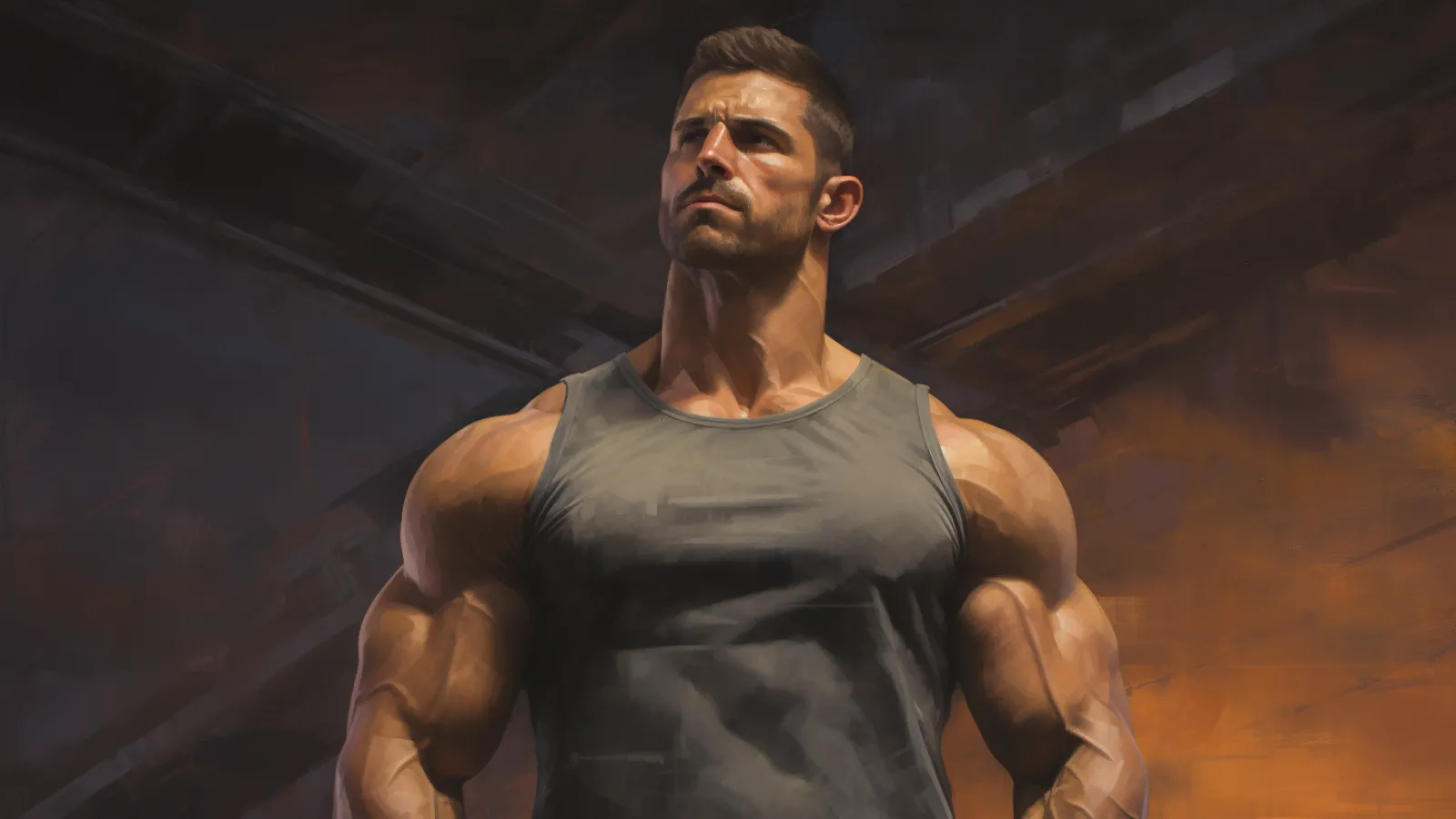 illustration for muscular