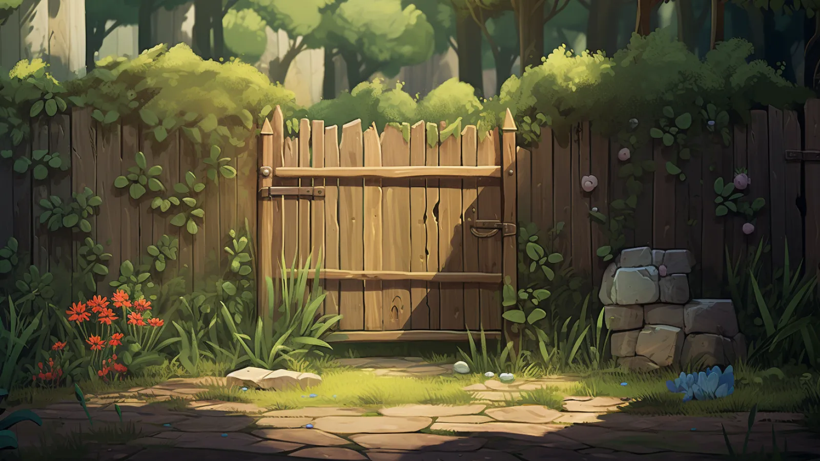 illustration for enclose