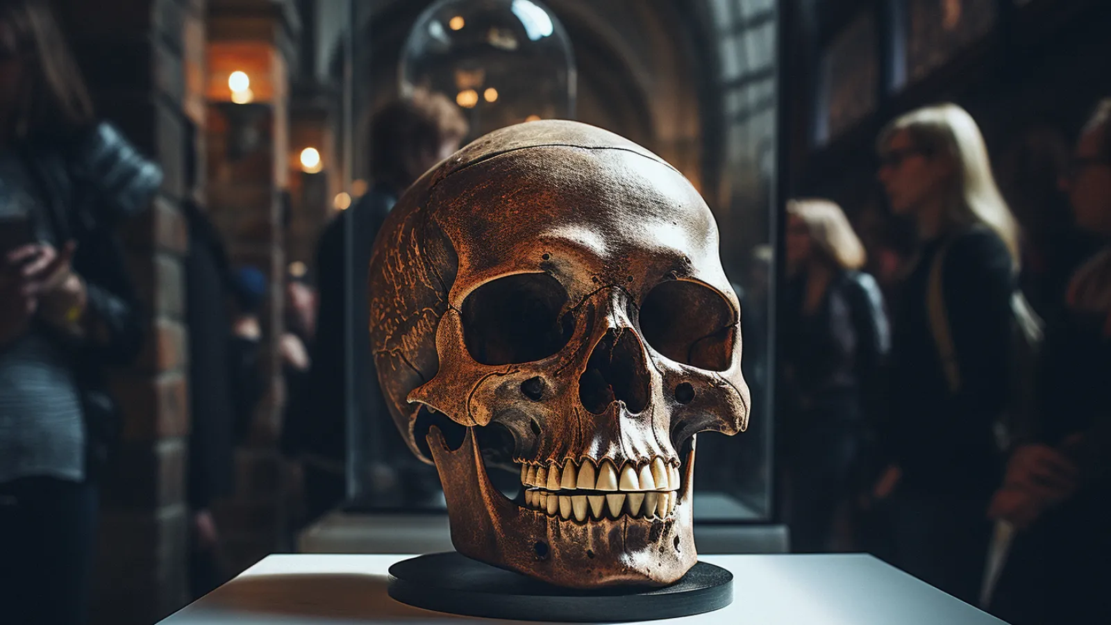 illustration for skull