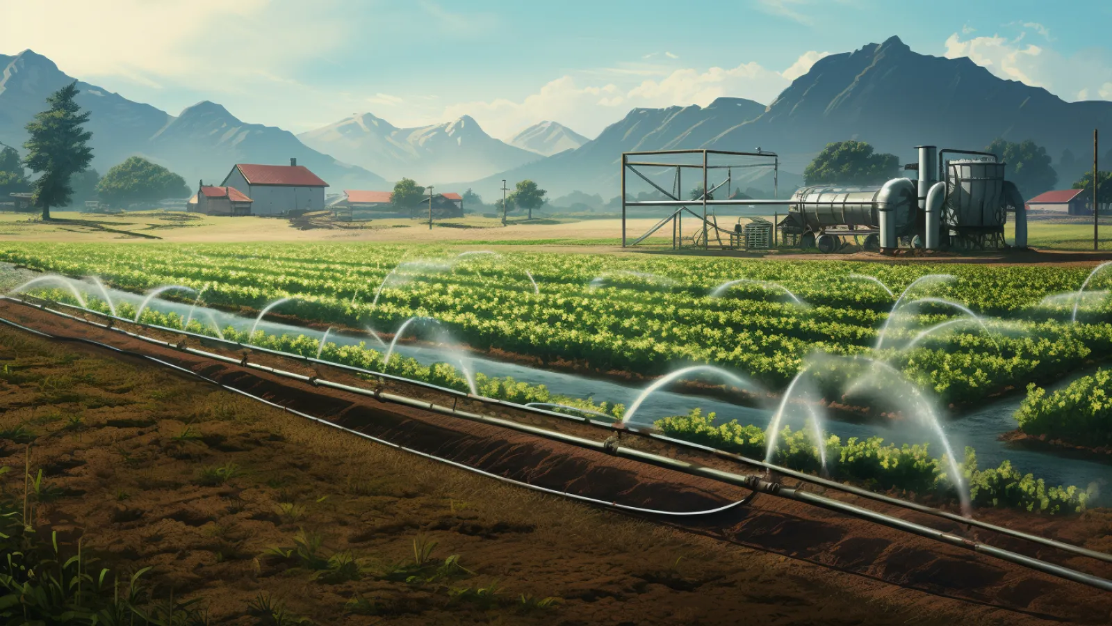 illustration for irrigation