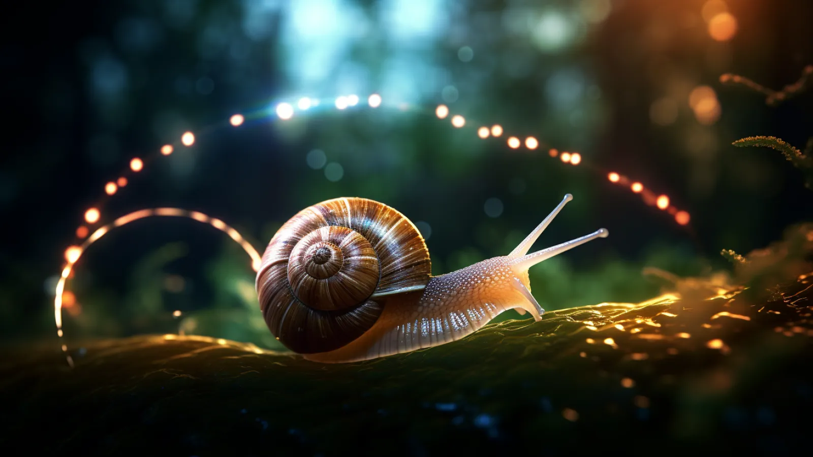 illustration for snail