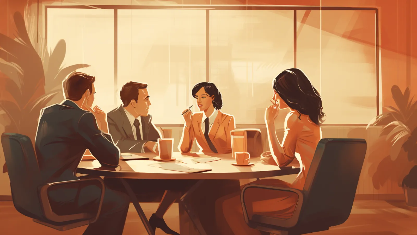 illustration for conversation