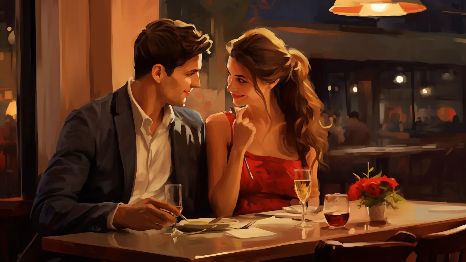 illustration for couple