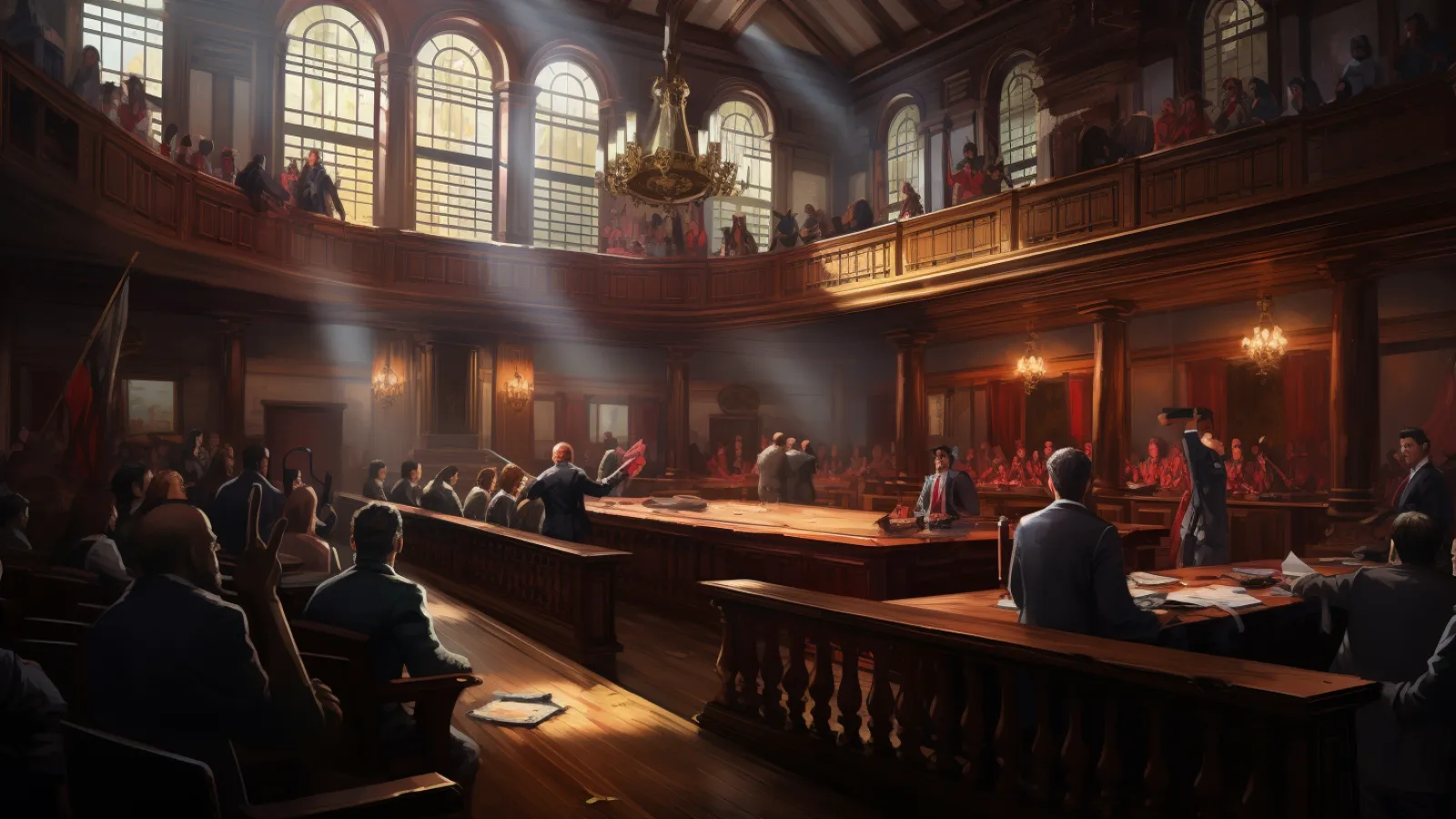 illustration for court