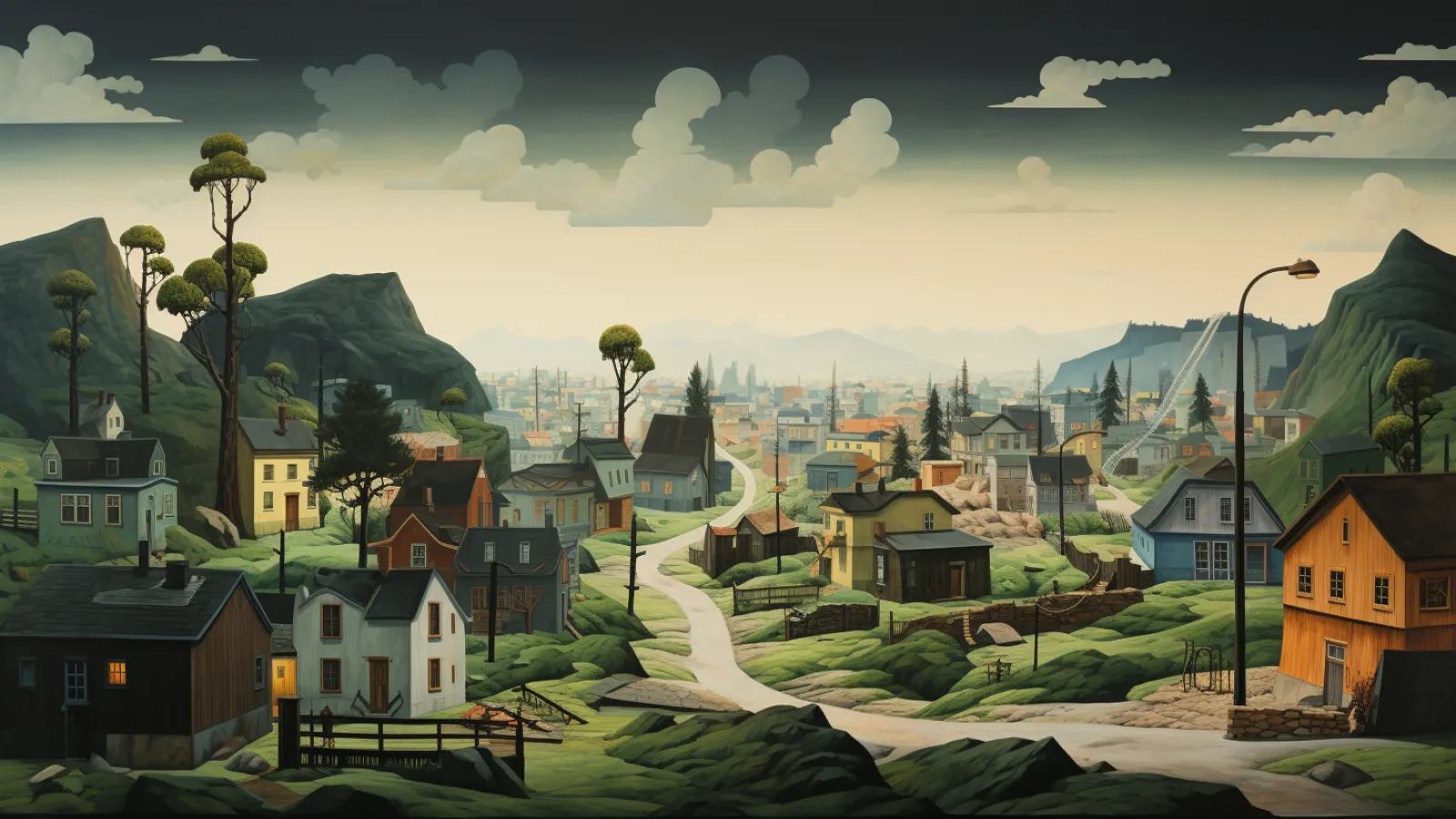 illustration for outskirts
