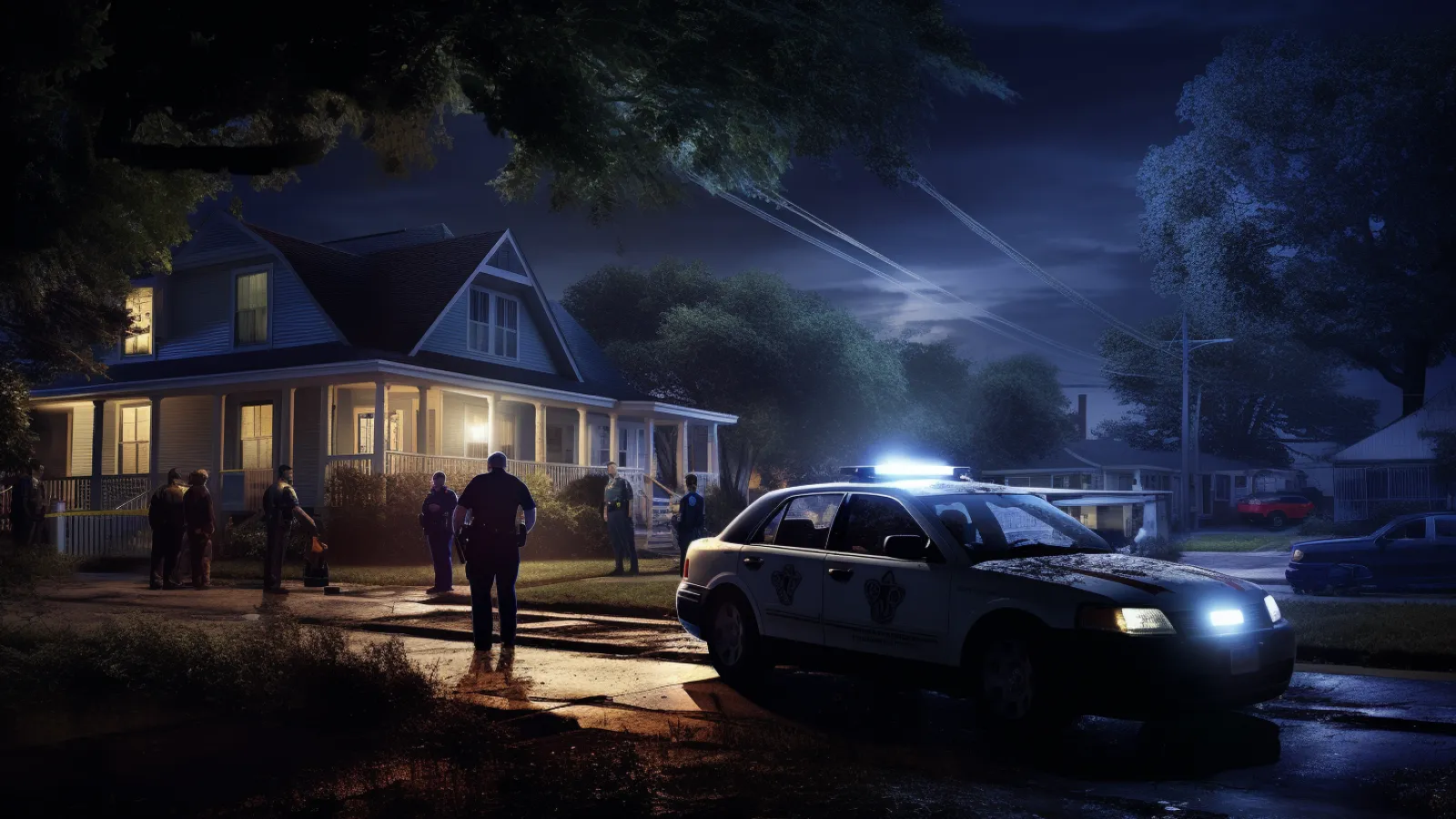 illustration for crime