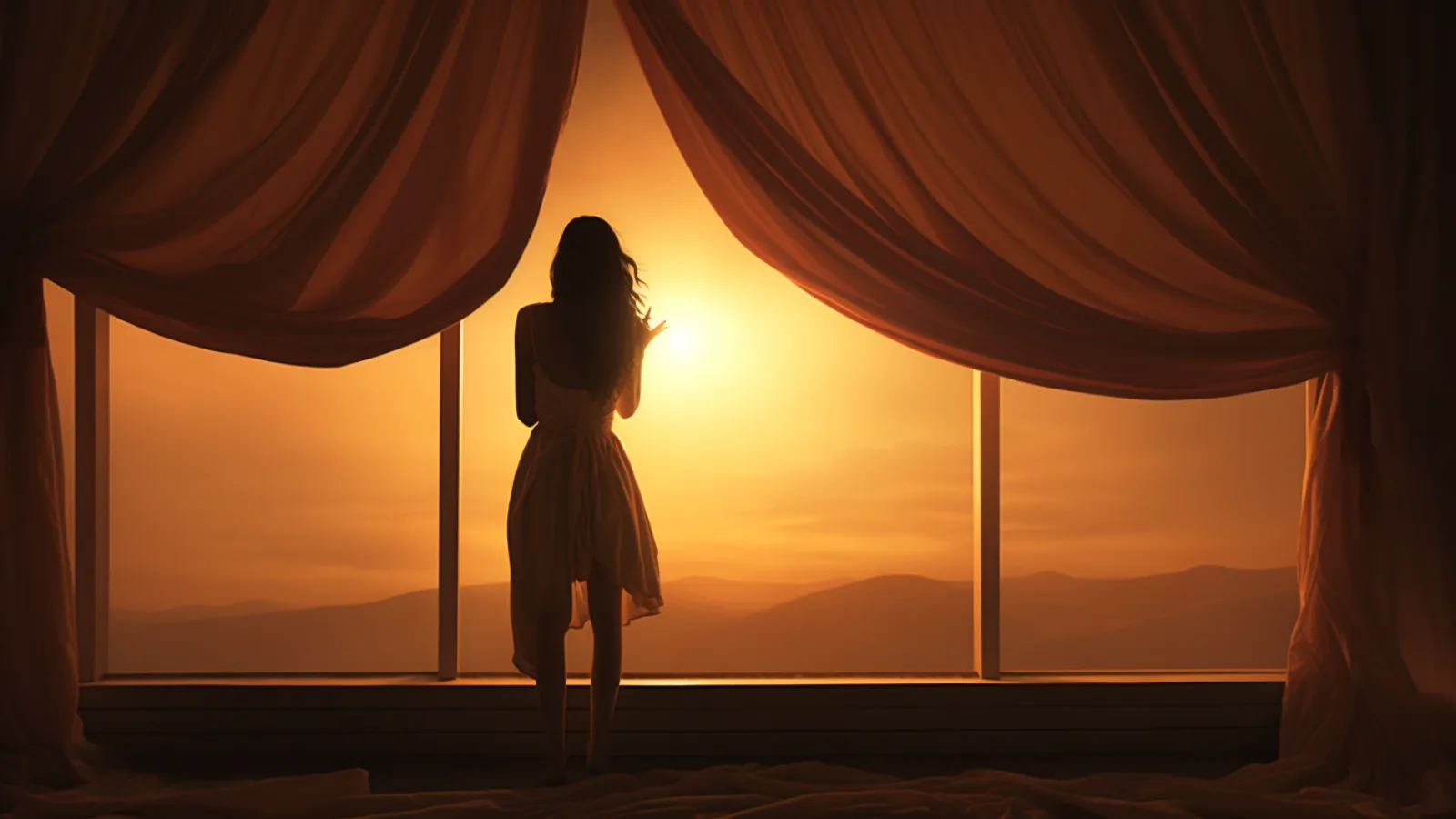 illustration for curtain