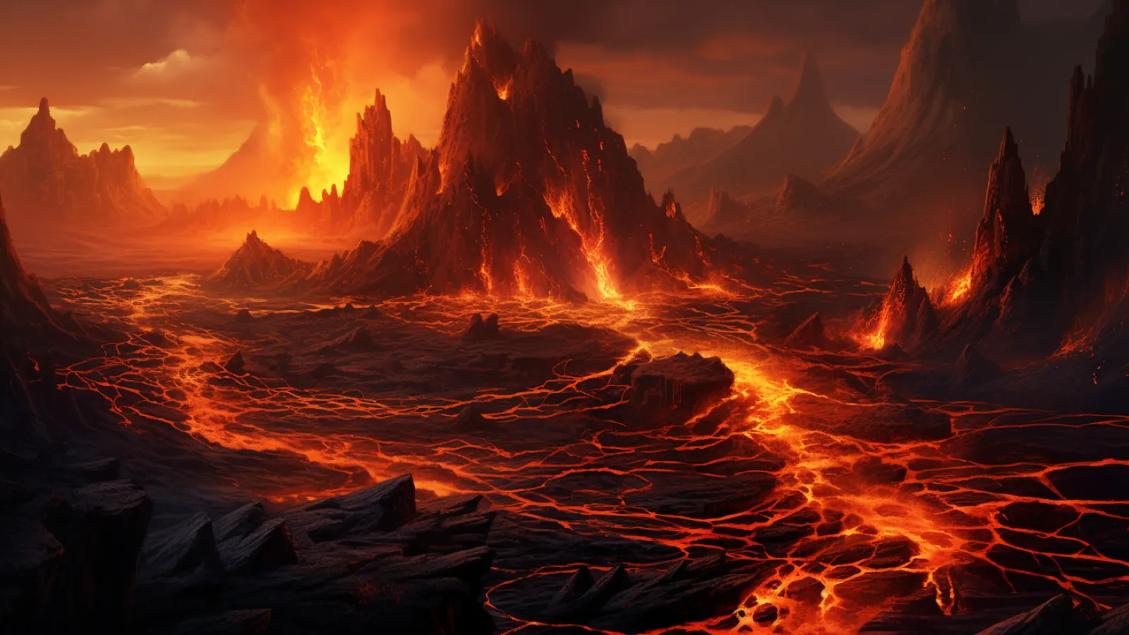 illustration for lava