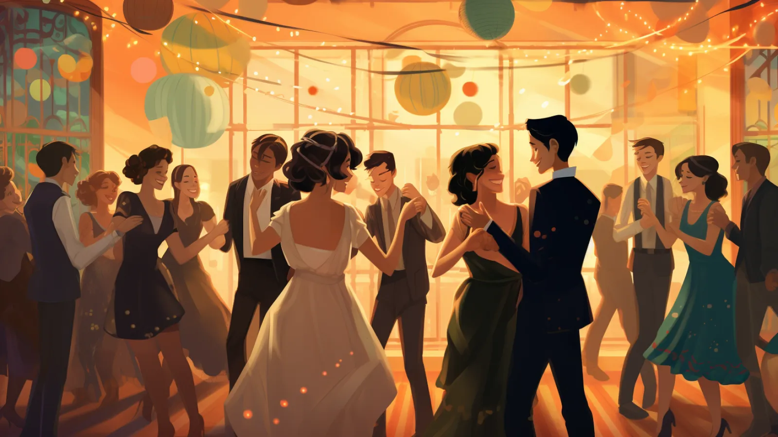 illustration for dance