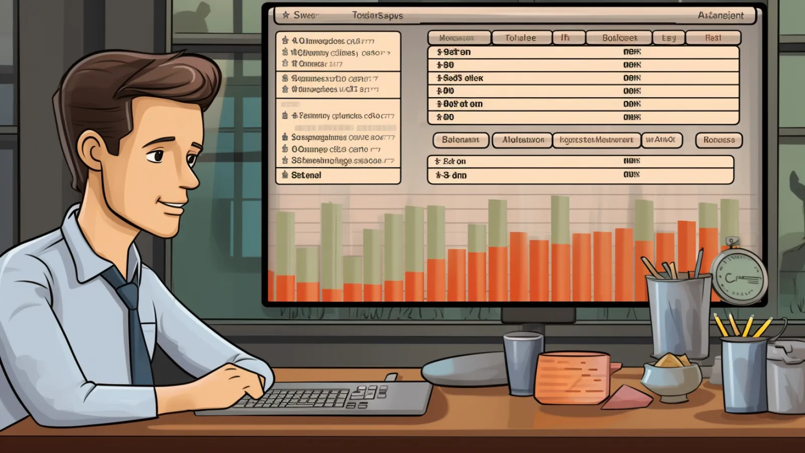 illustration for database
