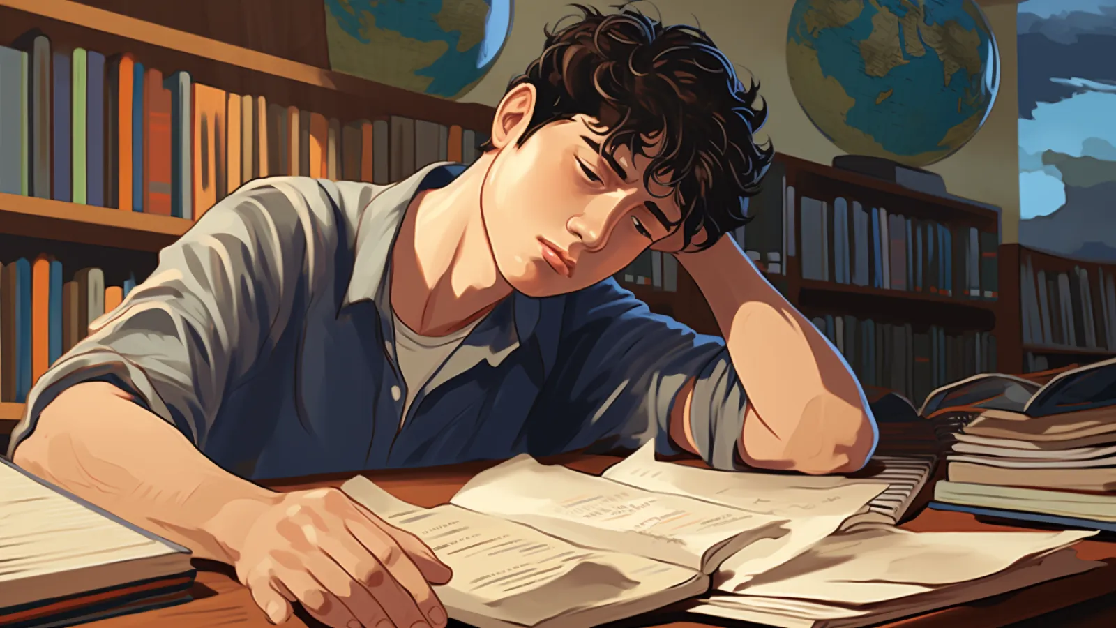 illustration for wear down