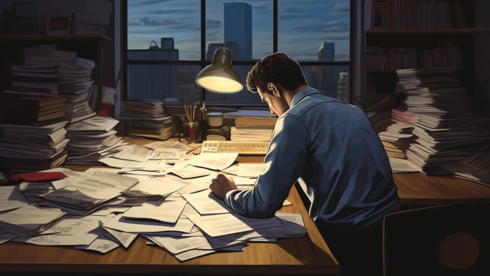 illustration for at work
