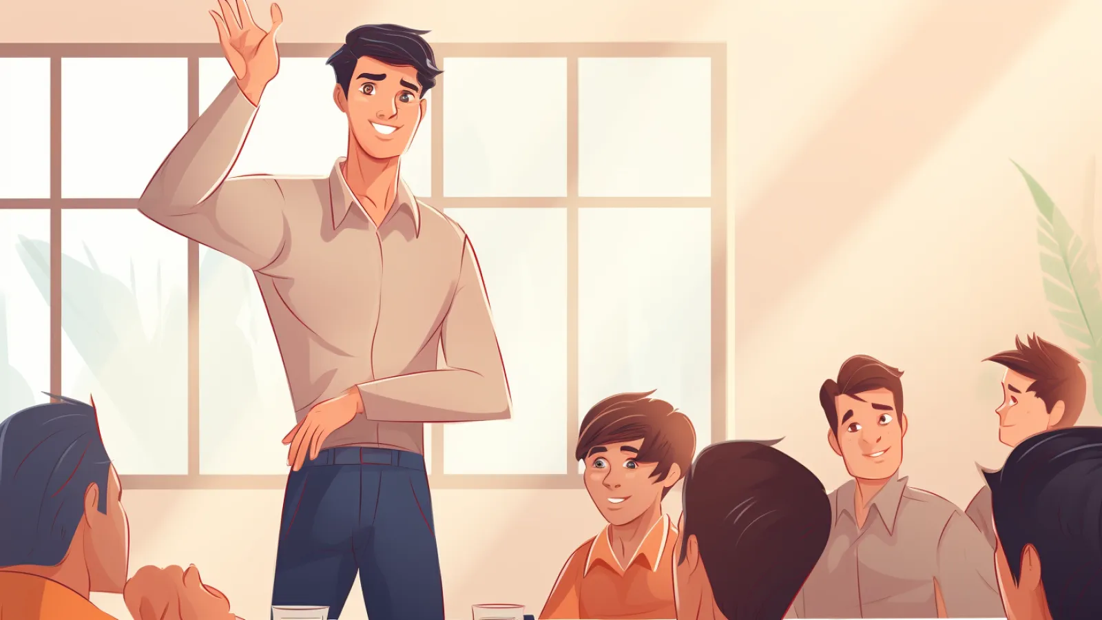 illustration for pose a question