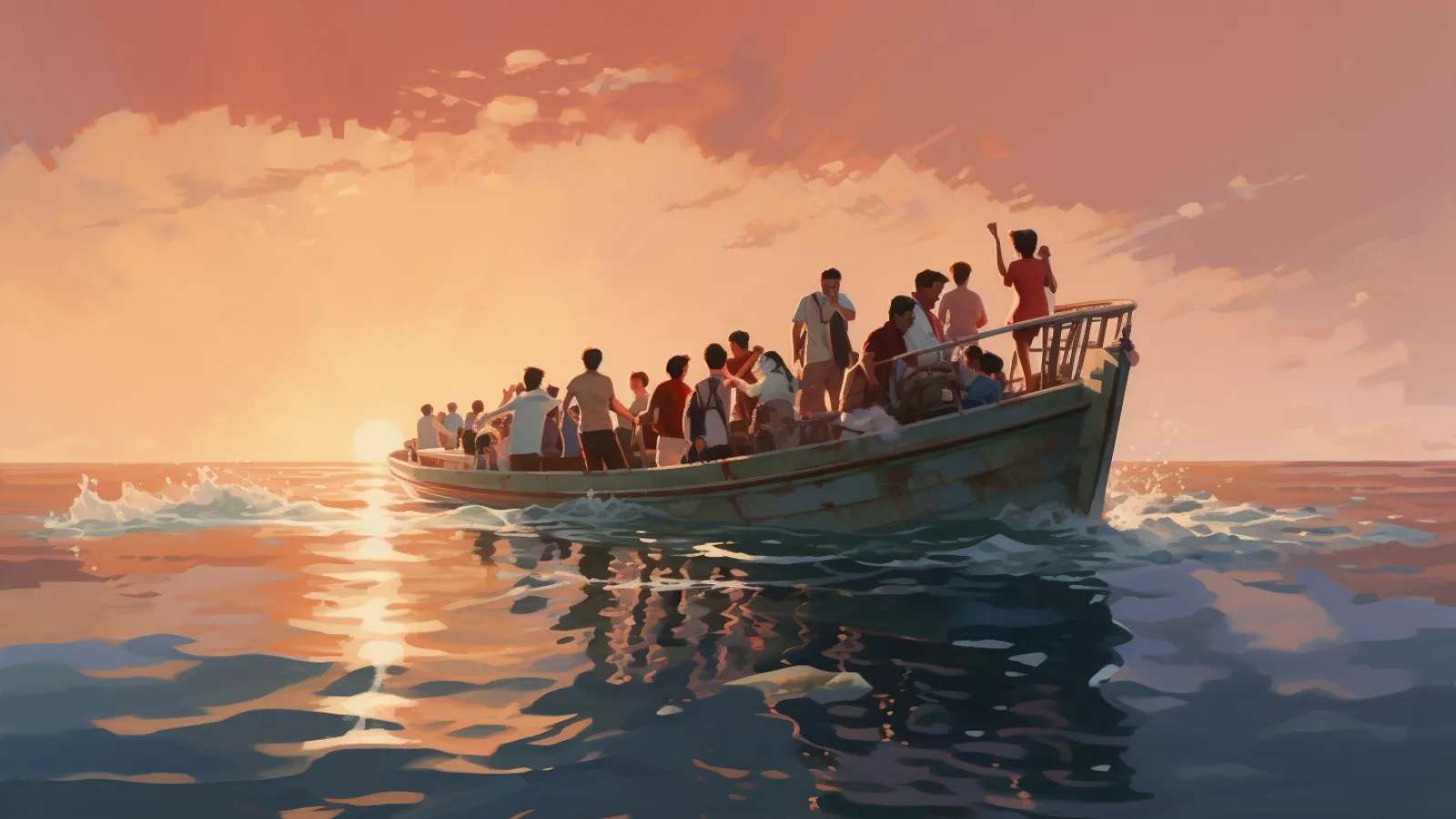 illustration for by means of