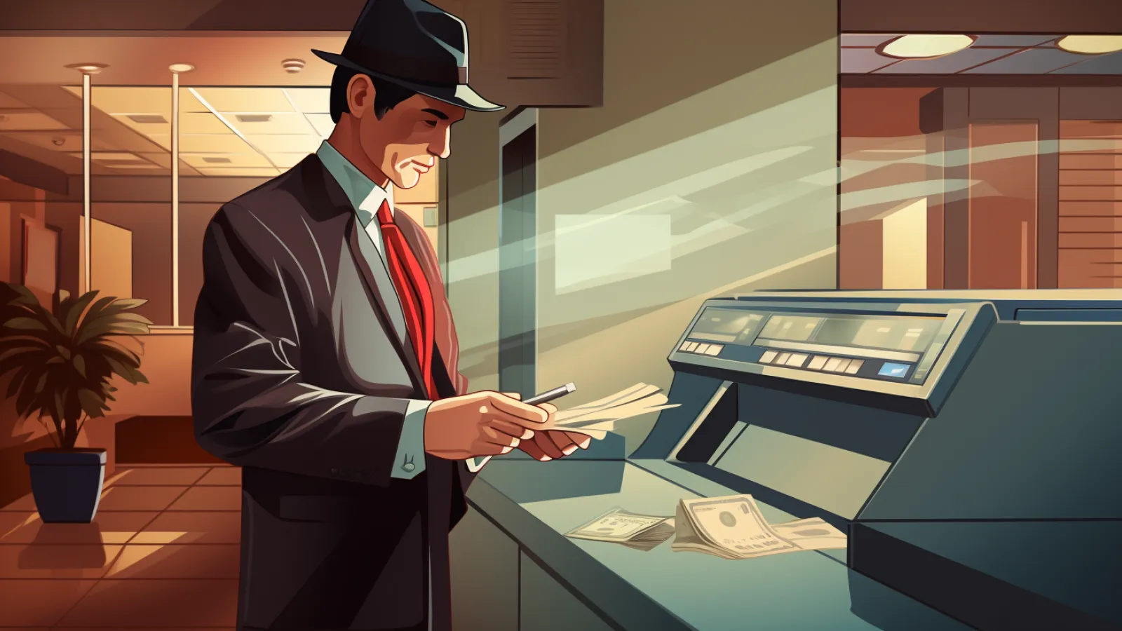 illustration for deposit