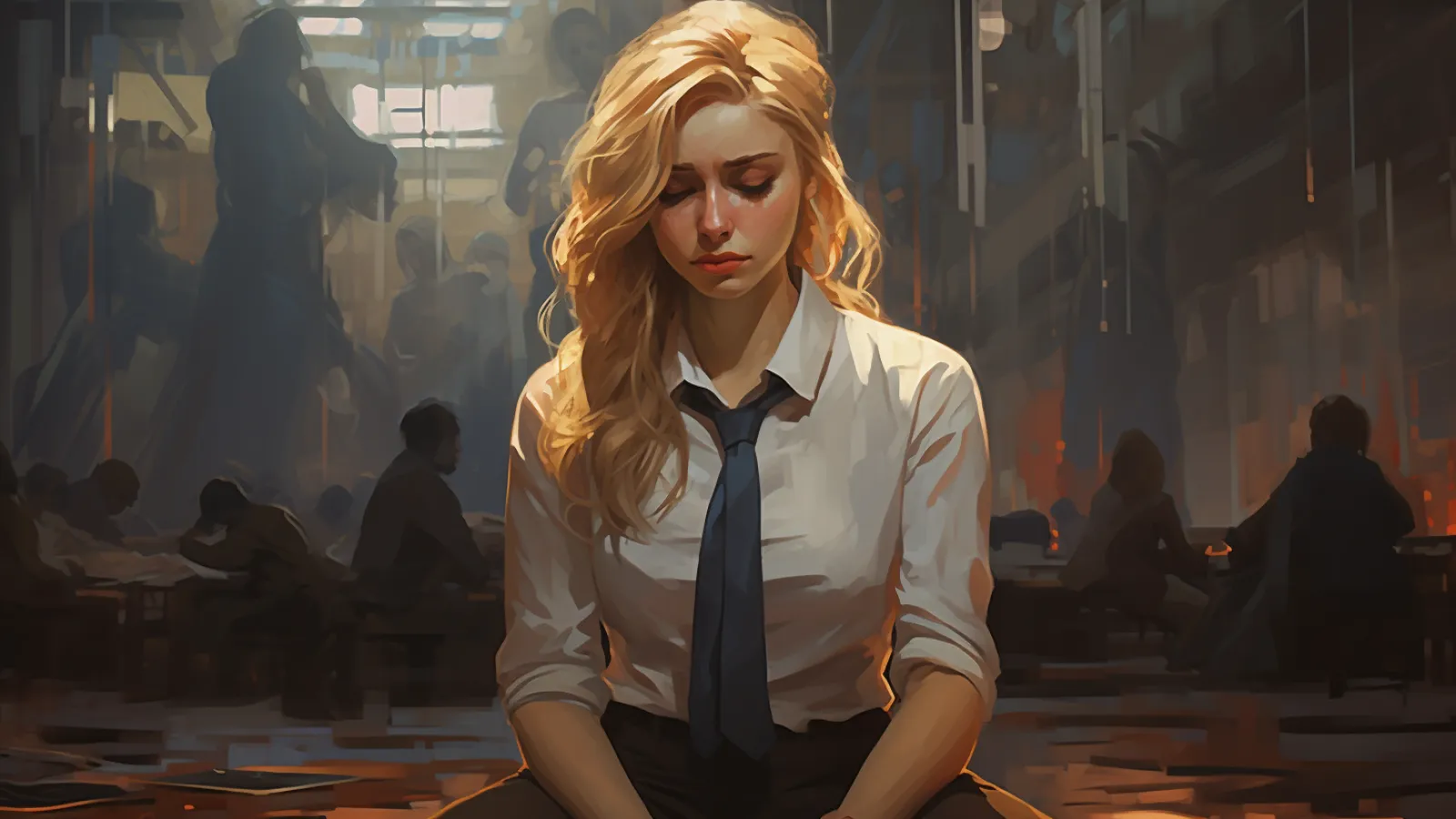 illustration for distress