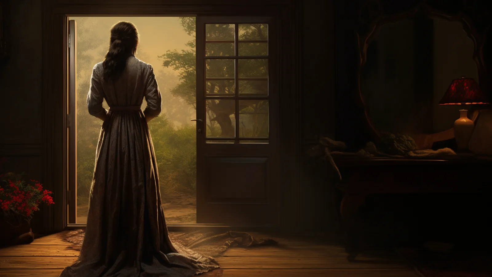 illustration for doorway