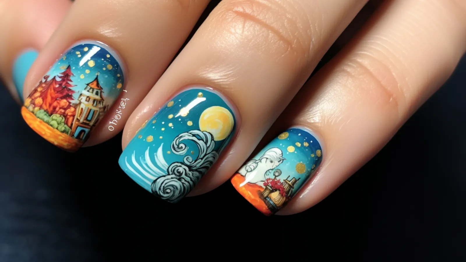 illustration for nail