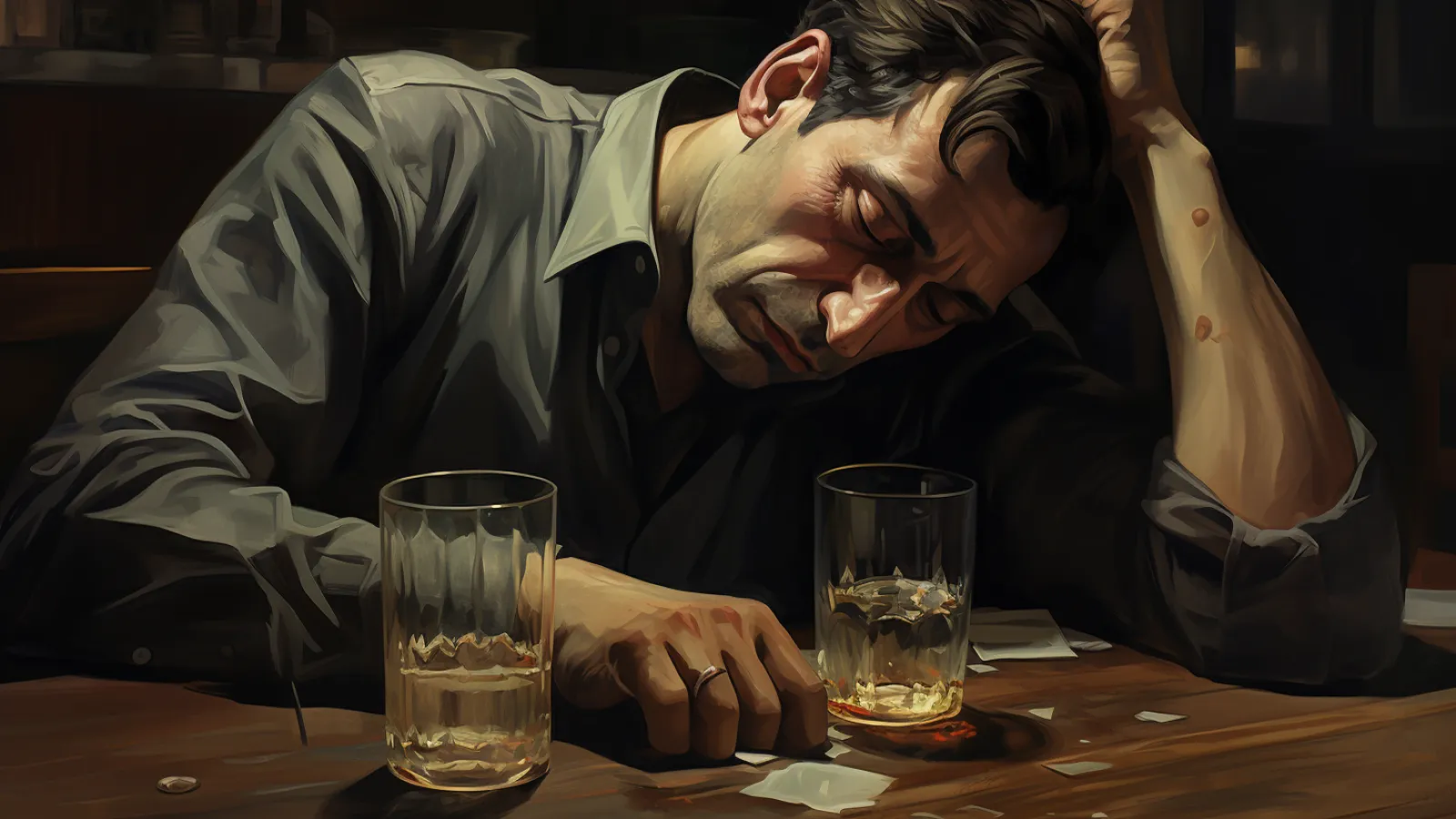 illustration for drunk