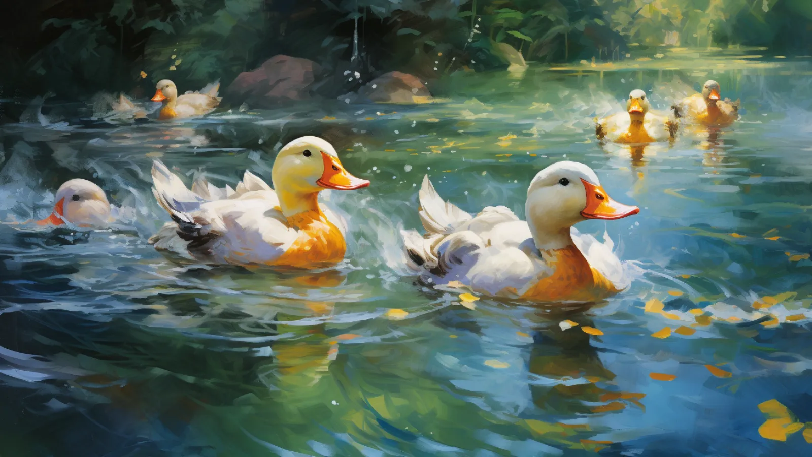 illustration for duck