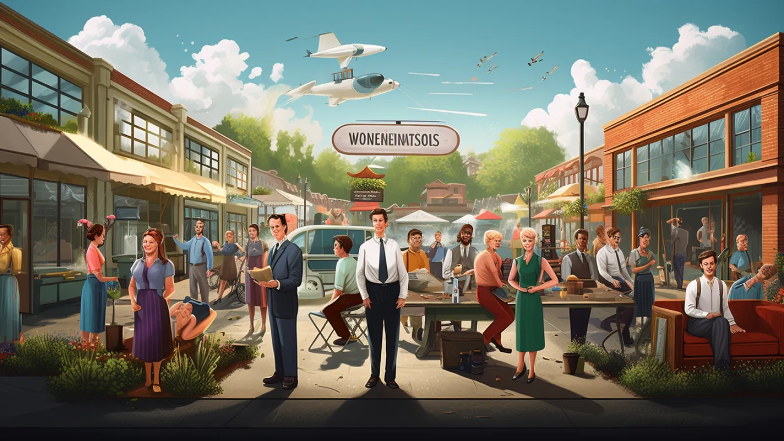 illustration for economy