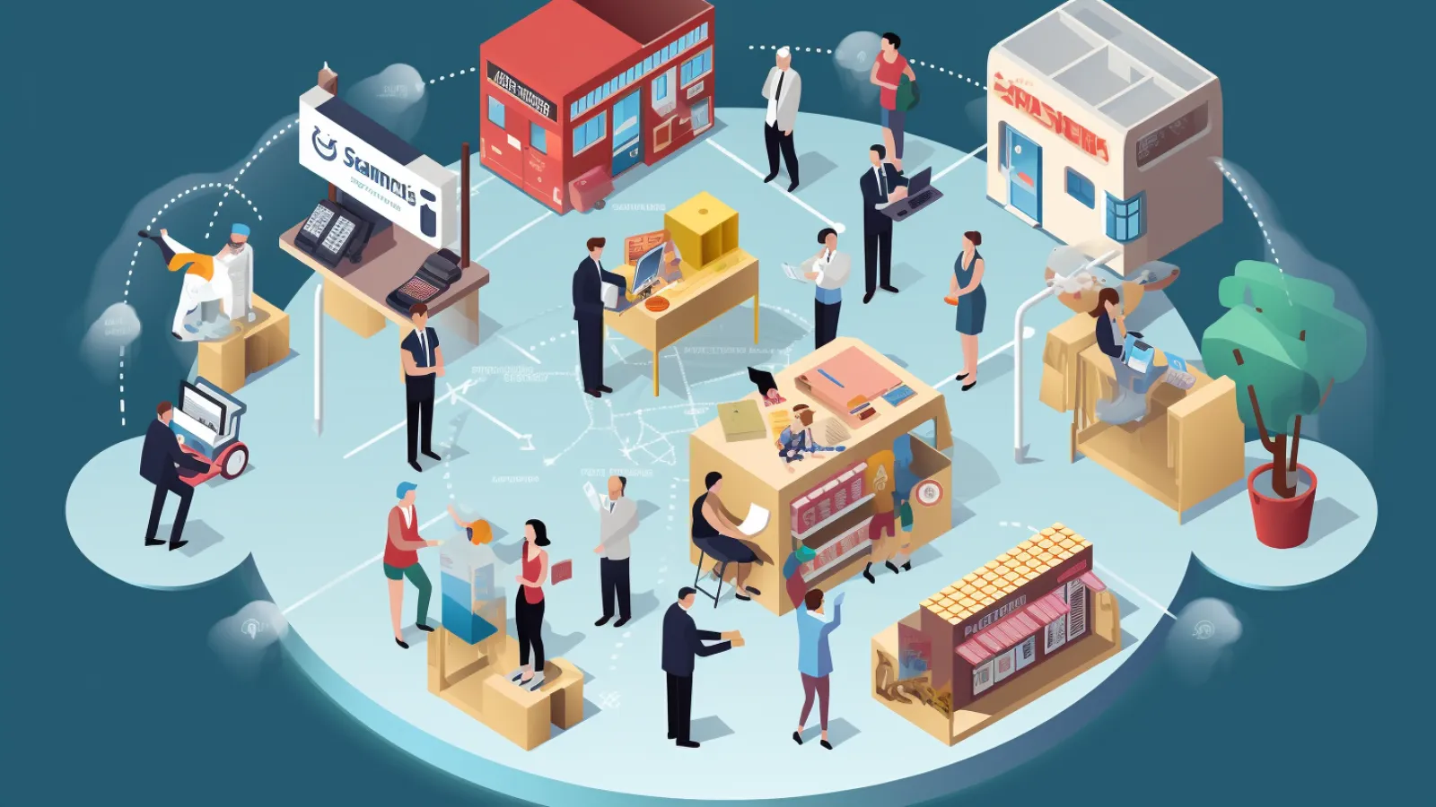 illustration for ecosystem