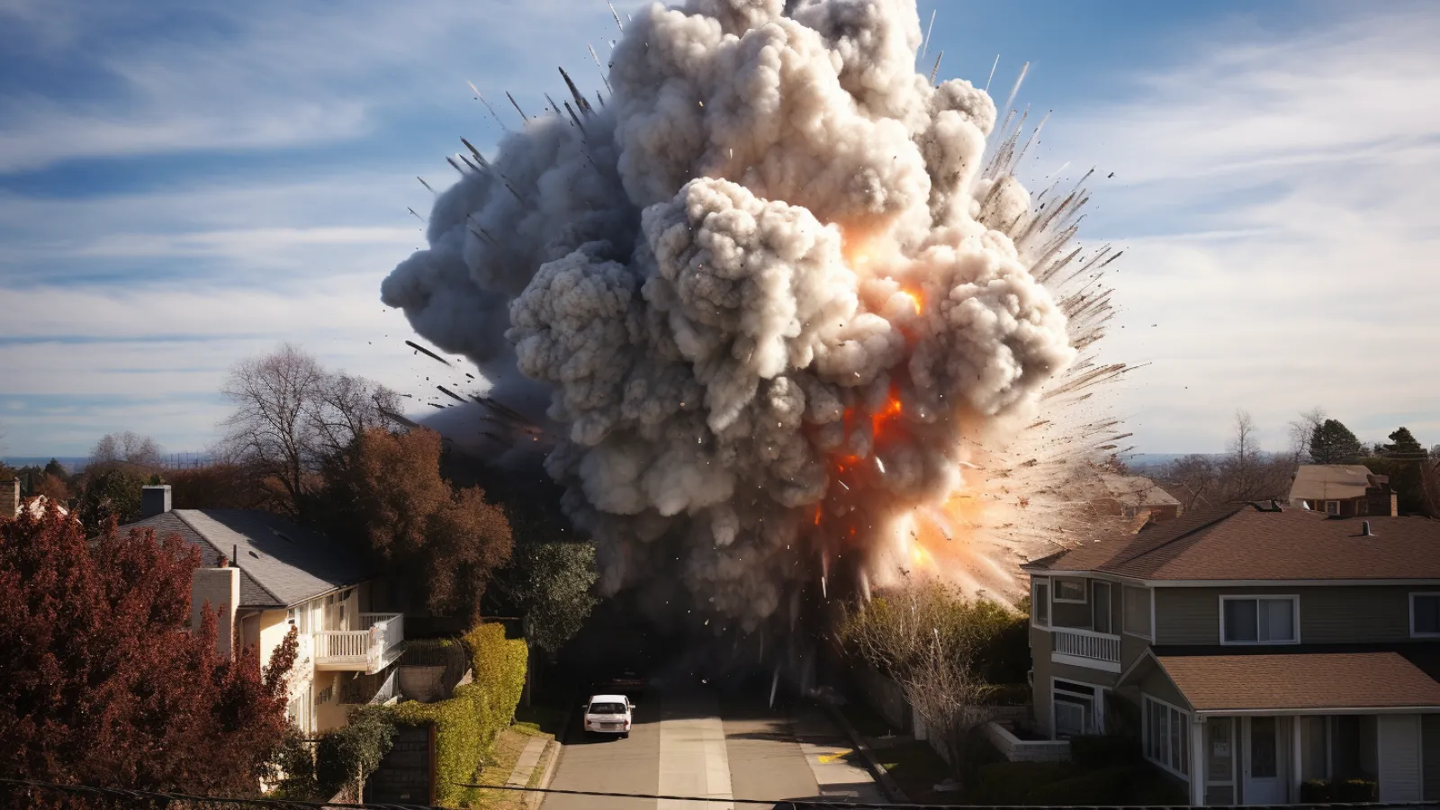 illustration for explosion
