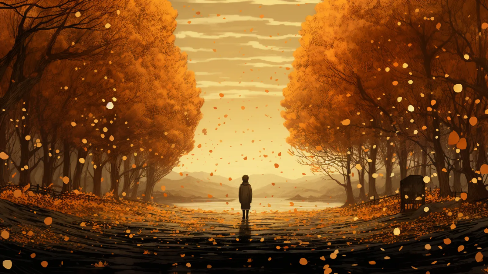 illustration for fall